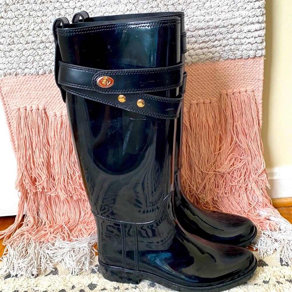 Coach rain/snow boots